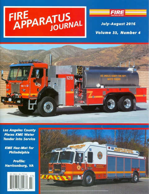 Fire Apparatus Journal July - August 2016