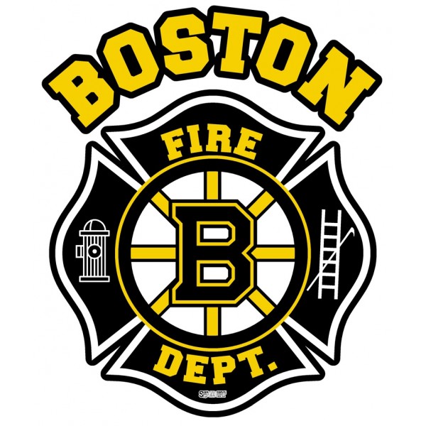 Boston FD hockey Decal