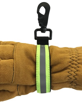 Lime Green Reflective Glove Strap