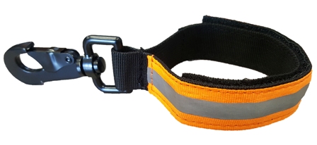 Orange Reflective Glove Strap