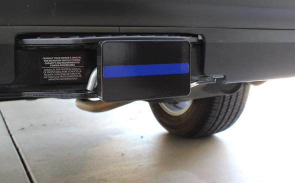 Thin Blue Line Hitch Cover