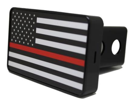 Thin Red Line Flag Hitch Cover