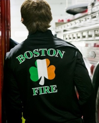 Boston Fire Irish Pullover Back