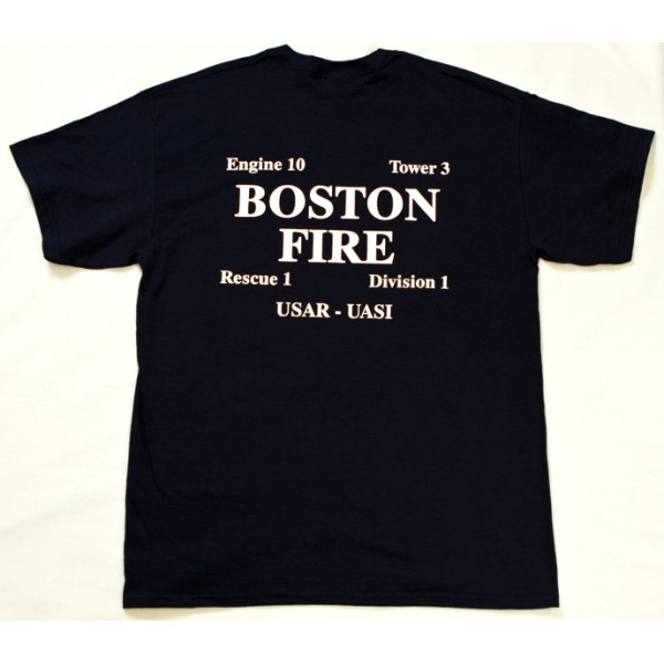 boston fire tee shirts