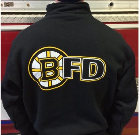 Boston Fire Hockey Sweatshirt back