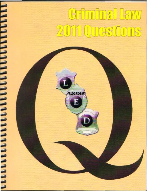 Criminal Law 2011 Q Book