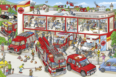 My Big WimmelbookFire Trucks!