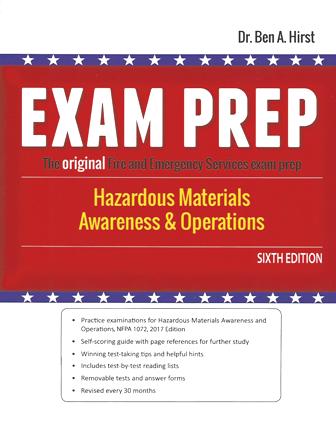 Exam Prep Hazardous Materials Awareness and Operations, 6th edition