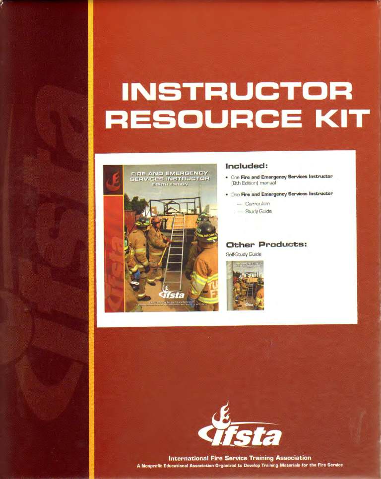 Fire and Emergency Services Instructor, 8/e IRK