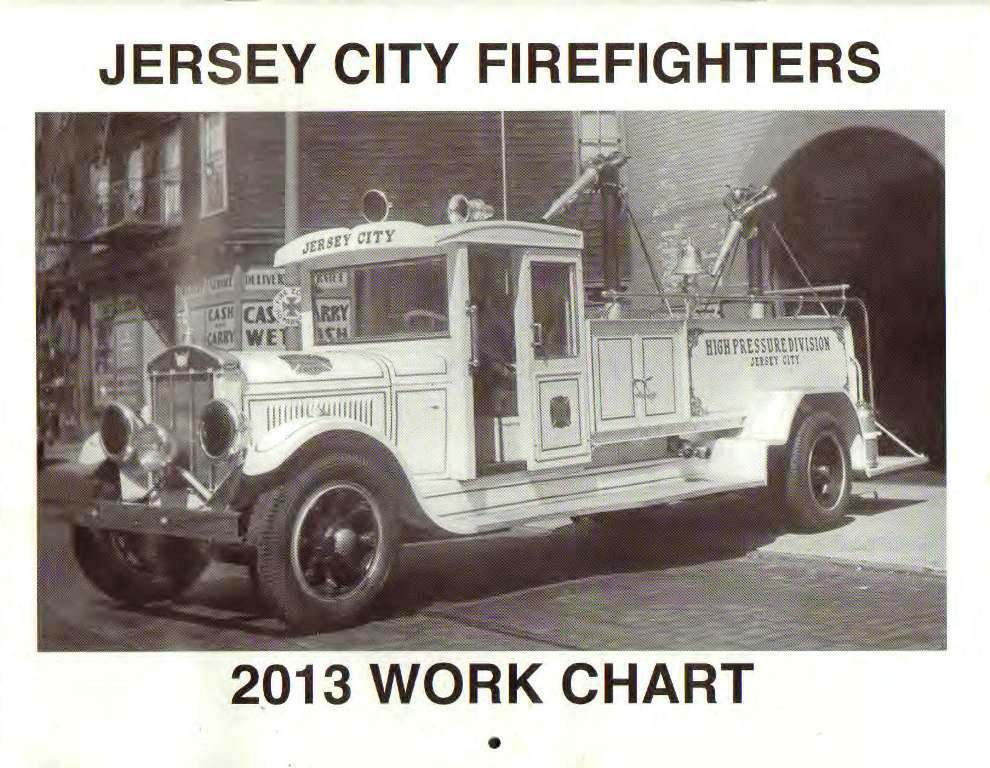 Jersey City Firefighters 2013 Calendar