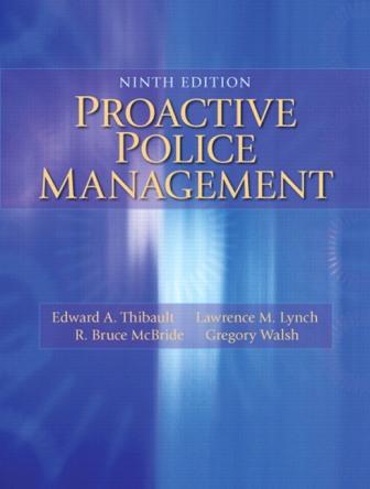 Police Supervision And Management