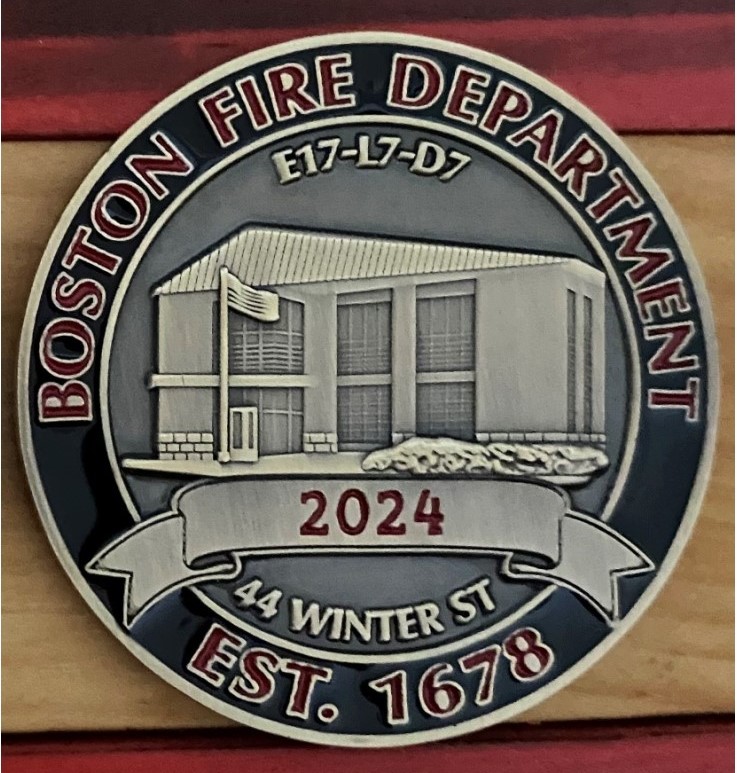 Boston FD Meetinghouse Hill Challenge Coin
