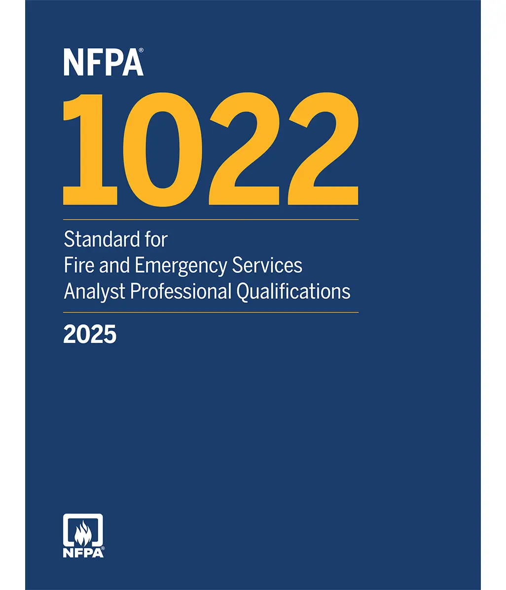 NFPA 1022 Fire and Emergency Services Analyst Prof. Quals 2025 edition