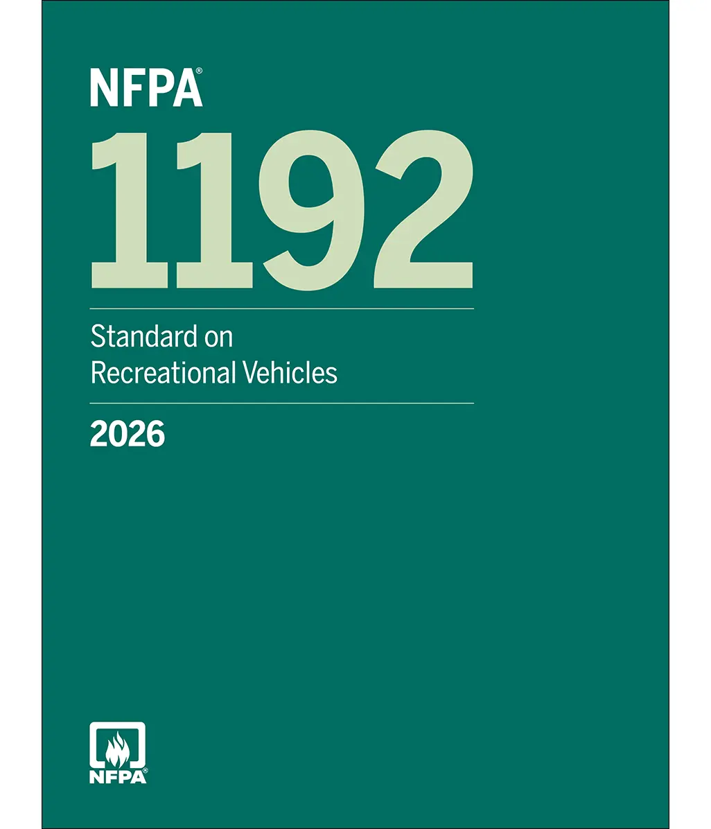 NFPA 1192 2026 Edition, Standard on Recreational Vehicles
