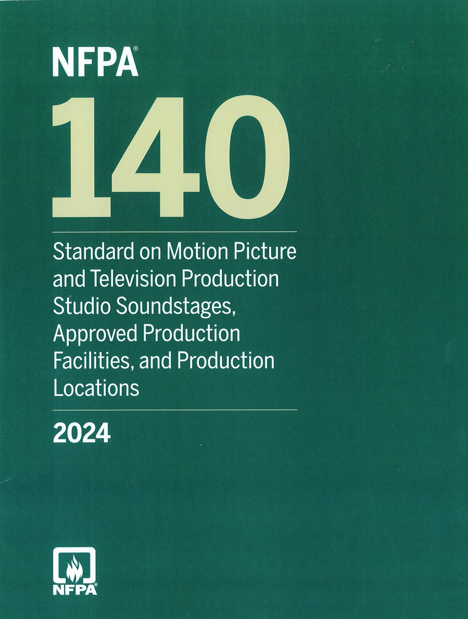 NFPA 140, Standard on Motion Picture and Television Production Studio