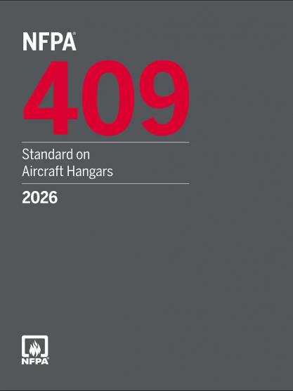 NFPA 409: Standard on Aircraft Hangars (2026)