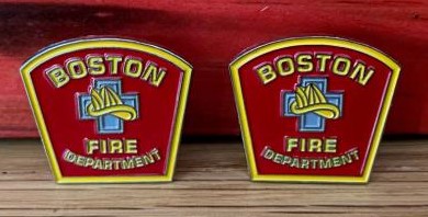 Boston Fire Dept lapel pin