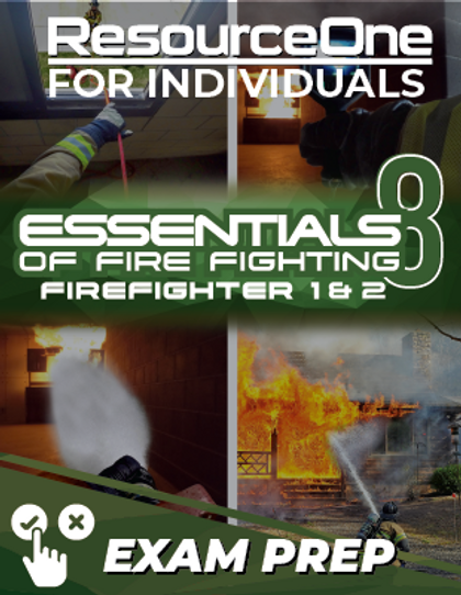 Essentials of Fire Fighting 8/e Resource1 Exam Prep Online Access Code