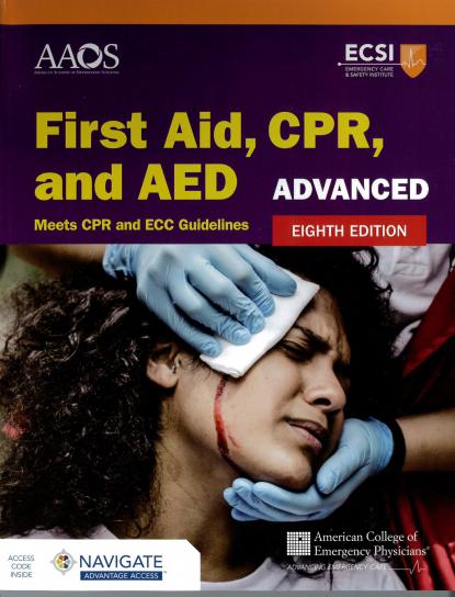 First Aid CPR AED 8th ed