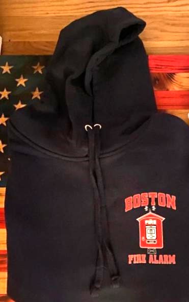 Boston Fire Alarm Hoodie front