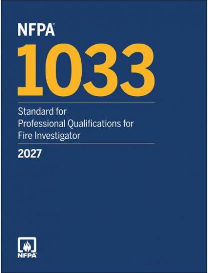 NFPA 1033 2027