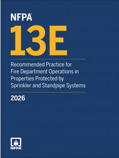 NFPA 13E 2026