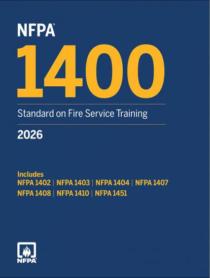 NFPA 1400 2026 Standard on Fire Service Training
