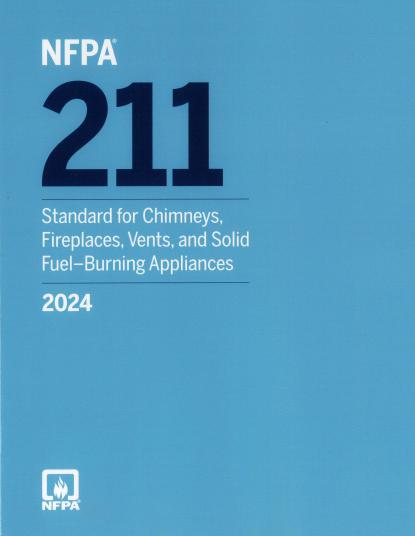 NFPA 211 2024 Chimneys, Fireplaces, Vents, and Solid Fuel-Burning Appliances