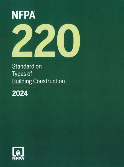 NFPA 220 2024 Standard on Types of Building Construction