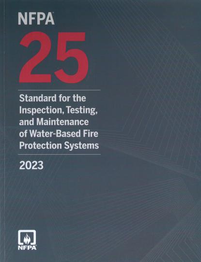 NFPA25, Standard ITM of Water-Based Fire Protection Sys