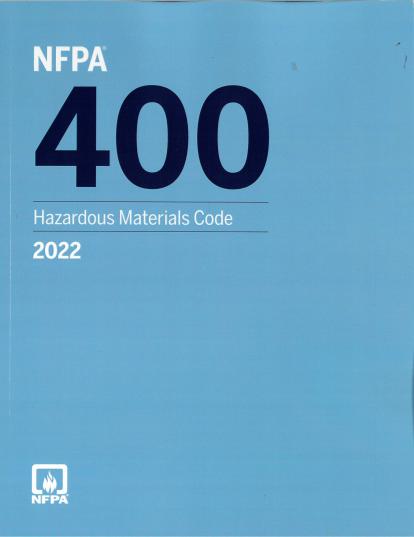 NFPA 400 2022