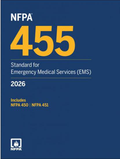 NFPA 455 2026 Standard for Emergency Medical Services