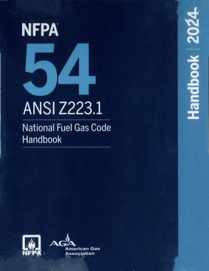 NFPA 54 National Fuel Gas Code Handbook 2024