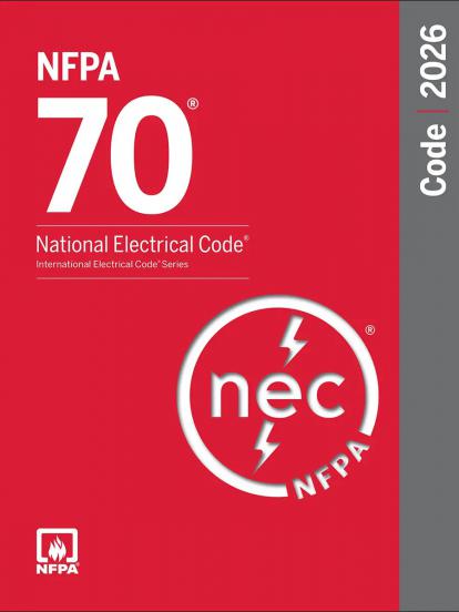 NFPA 70, National Electrical Code Softbound 2026 edition