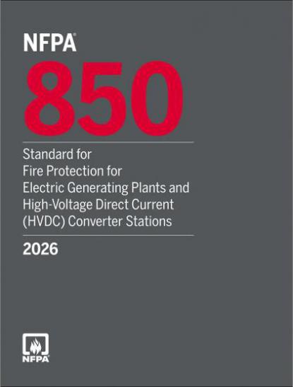 NFPA 850 2026 edition
