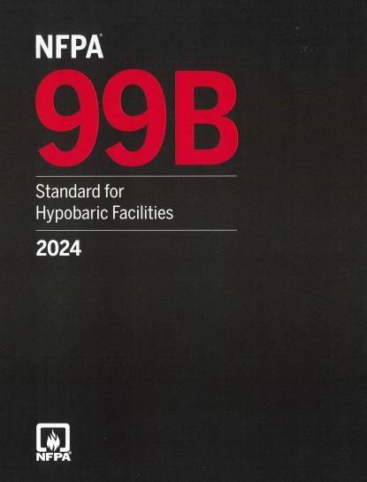 NFPA 99B 2024 Standard for Hypobaric Facilities