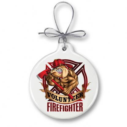 Volunteer Firefighter (Dog) Ornament