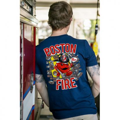 Boston Fire Custom Company Shirt