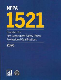 NFPA 1521 Safety Officer 2020 edition