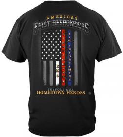 Flag of Honor First Responder Tee Back