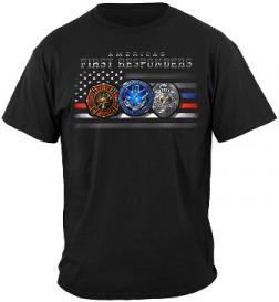 Flag of Honor First Responder Tee Front