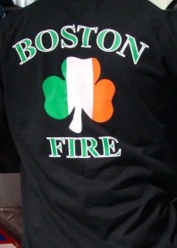 boston fire department irish tee shirt
