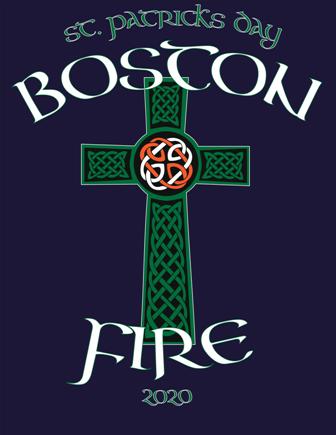Boston Fire Department St Patrick's Day 2020 Long Sleeve Tee
