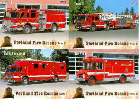 Portland (OR) Fire Rescue Collector Cards, Series 2 