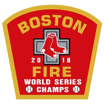 Boston Fire Red Sox World Series Champions Decal