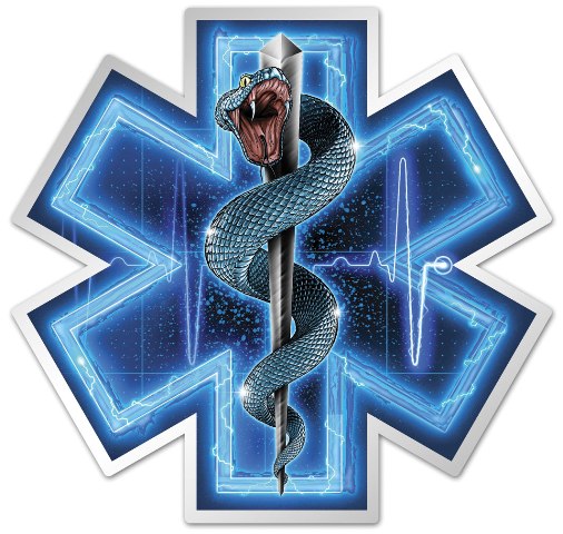 EMT Silver Snake Decal