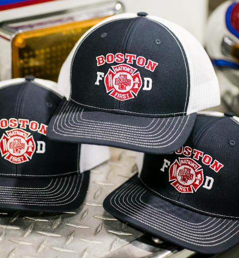 Boston Fire "Nation's First" Trucker Style Cap