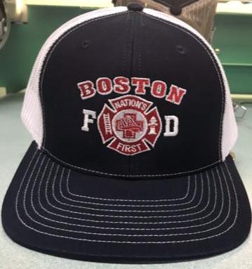 Boston Fire "Nation's First" Trucker Style Cap