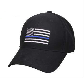 Thin Blue Line Flag Black Cap