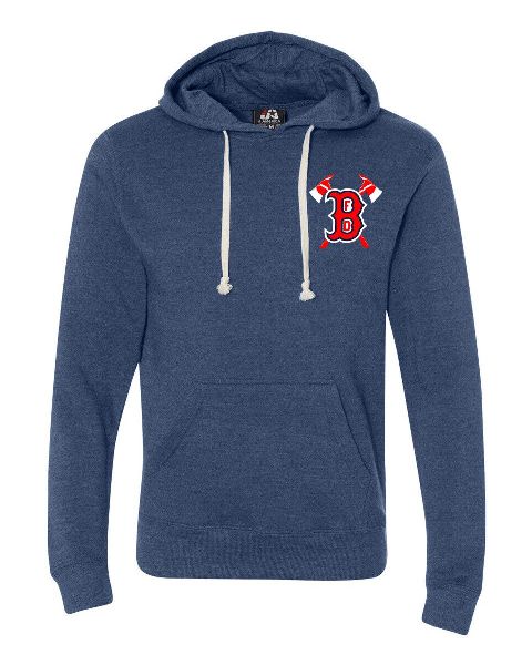 Boston Fire Baseball Hoodie Front